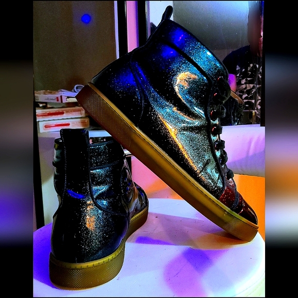 *SOLD Christian louboutin red high Tops SOLD * - Picture 9 of 9